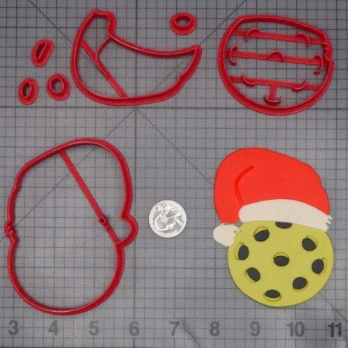 Christmas - Pickleball Santa Hat 266-L033 Cookie Cutter Set