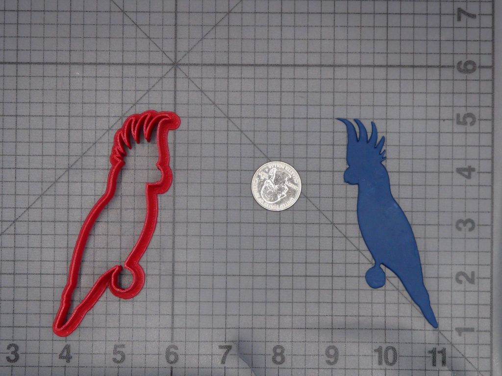 Cockatoo Bird 266-K966 Cookie Cutter Silhouette