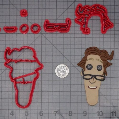 Coraline - Other Father Head 266-L119 Cookie Cutter Set