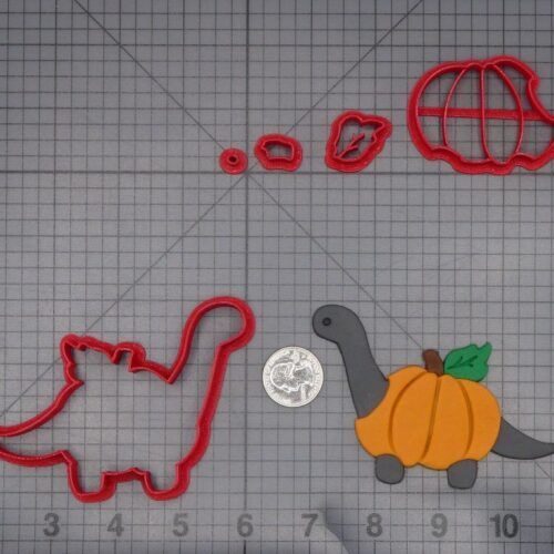 Dinosaur Pumpkin 266-L025 Cookie Cutter Set