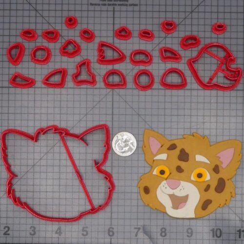 Go Diego Go - Baby Jaguar Head 266-L157 Cookie Cutter Set