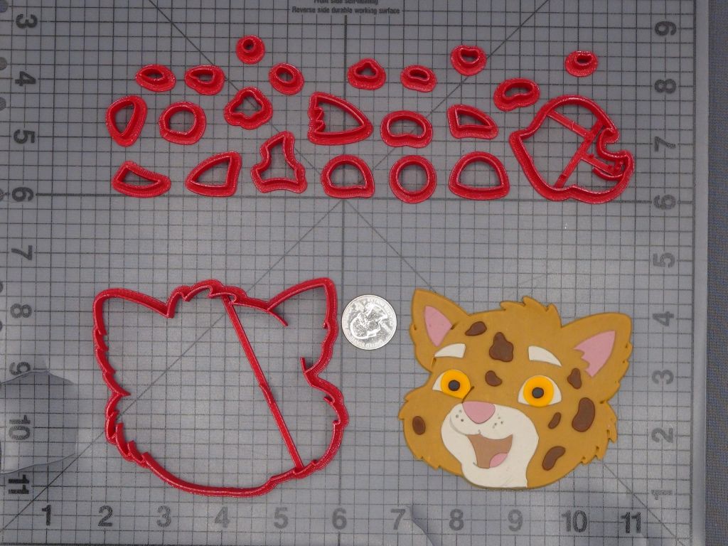 Go Diego Go - Baby Jaguar Head 266-L157 Cookie Cutter Set