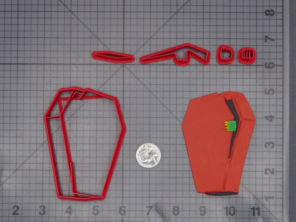 Halloween - Coffin 266-L026 Cookie Cutter Set