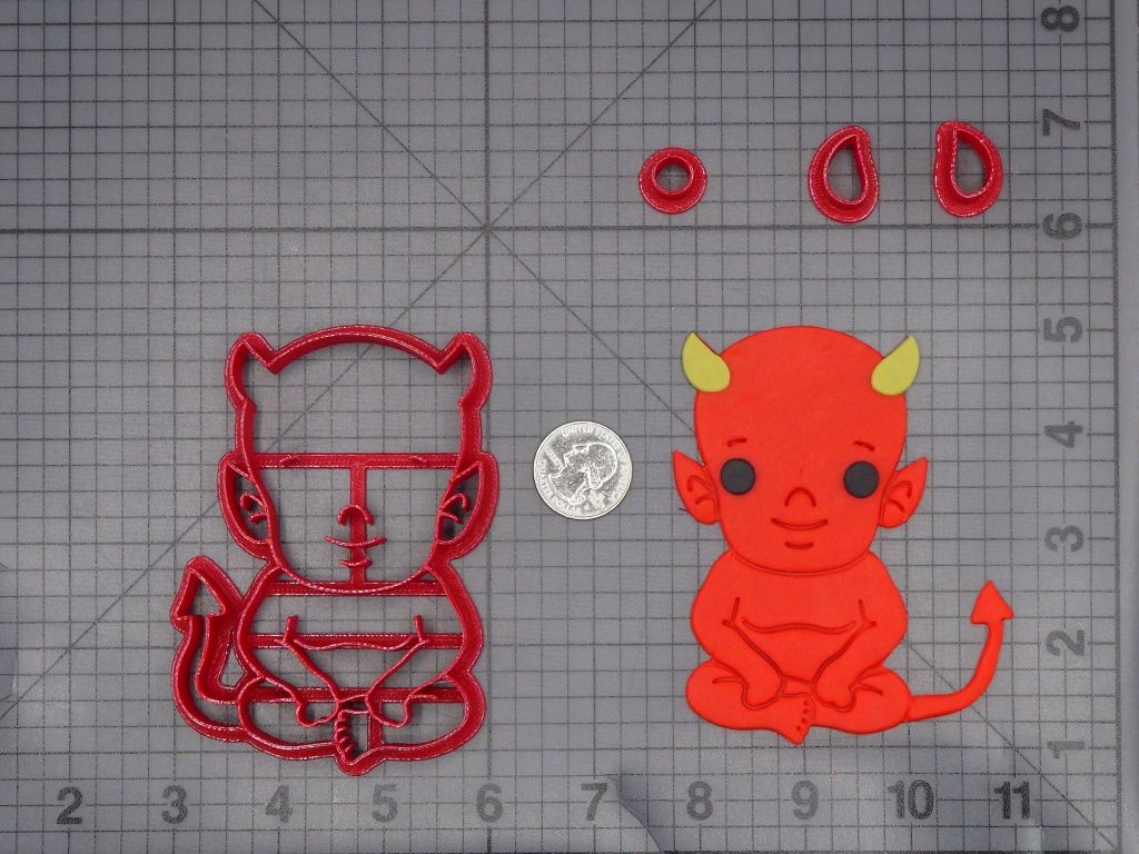 Halloween - Devil 266-L030 Cookie Cutter Set