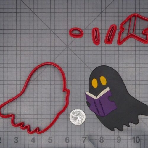 Halloween - Ghost Reading Book 266-K993 Cookie Cutter Set