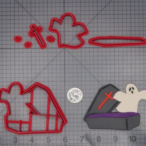 Halloween - Ghost in Coffin 266-L062 Cookie Cutter Set