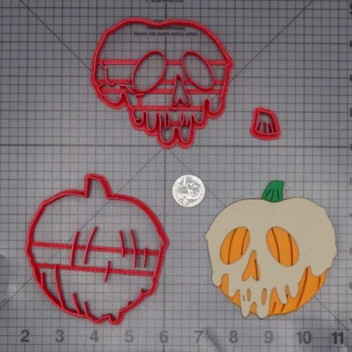 Halloween - Melting Skull Pumpkin 266-L065 Cookie Cutter Set