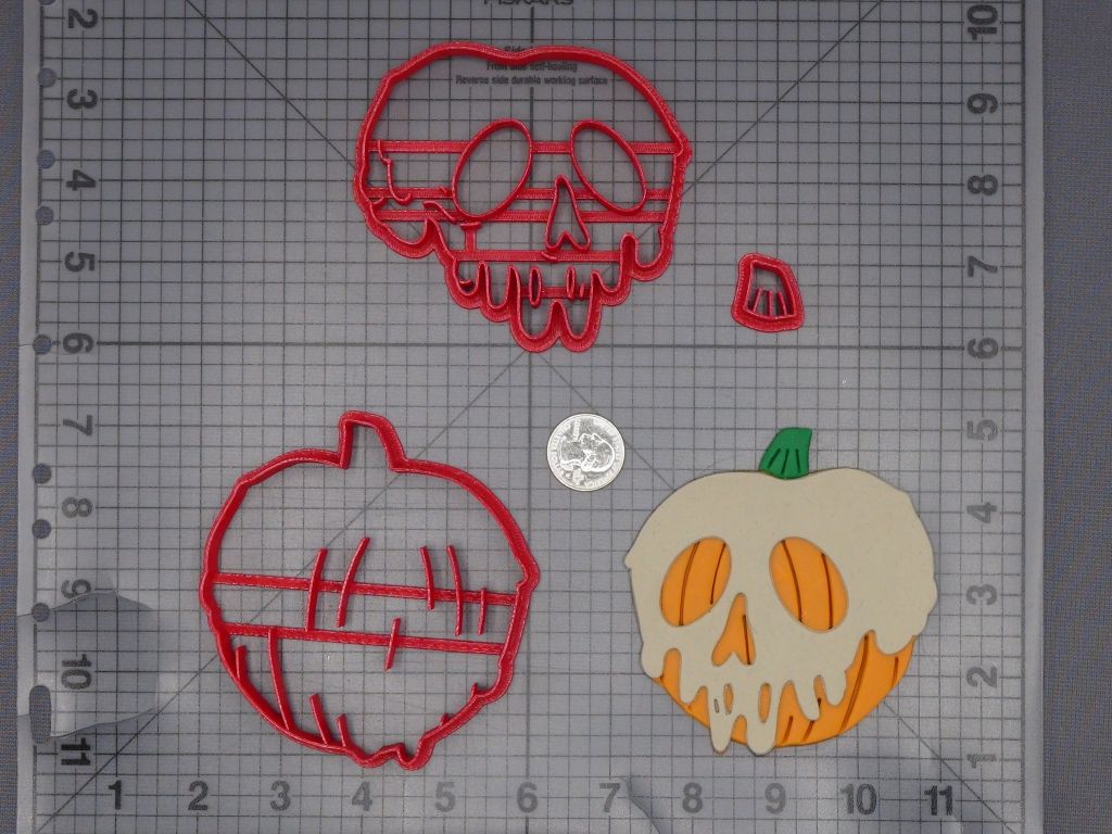 Halloween - Melting Skull Pumpkin 266-L065 Cookie Cutter Set