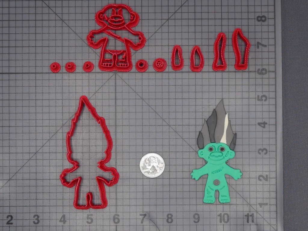 Halloween - Troll Frankenstein 266-L123 Cookie Cutter Set