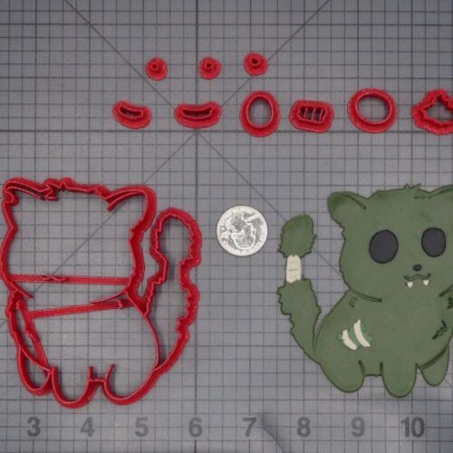 Halloween - Zombie Cat 266-K997 Cookie Cutter Set