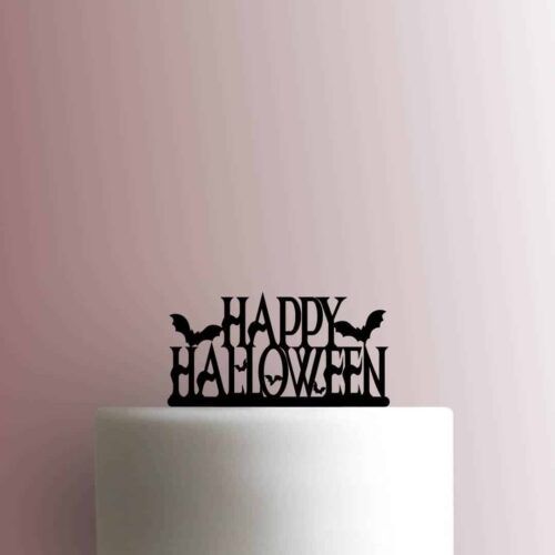 Happy Halloween Bats 225-C038 Cake Topper