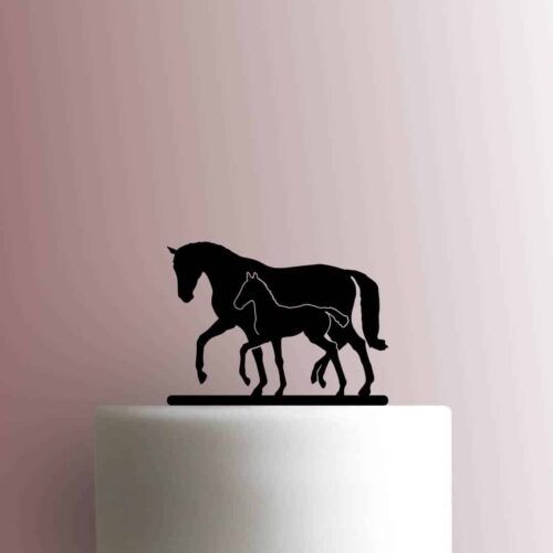 Horse and Foal 225-B908 Cake Topper