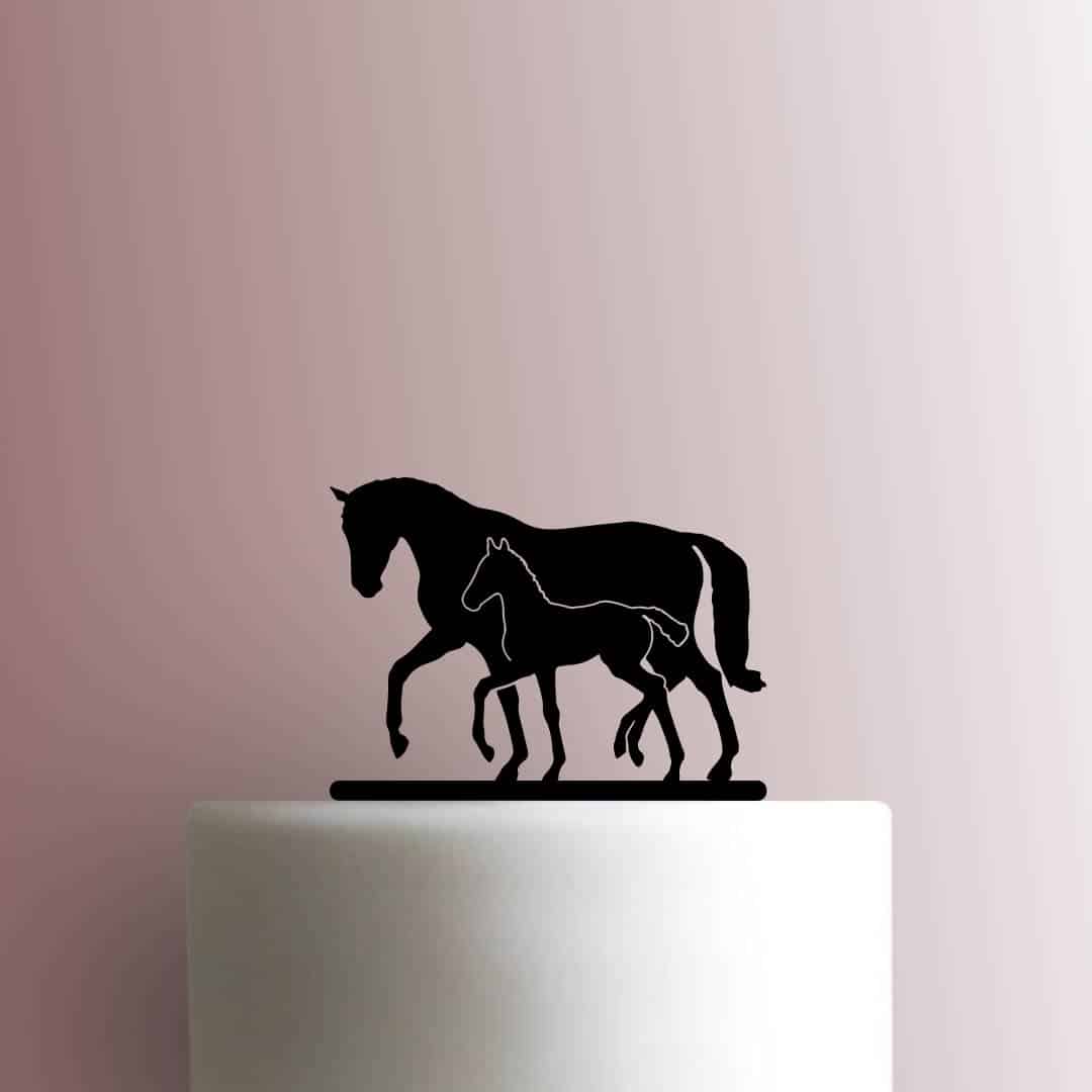Horse and Foal 225-B908 Cake Topper
