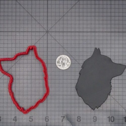 Husky Dog Head 266-L010 Cookie Cutter Silhouette