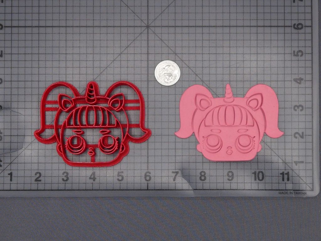 Lol Surprise Doll - Unicorn Head 266-L145 Cookie Cutter