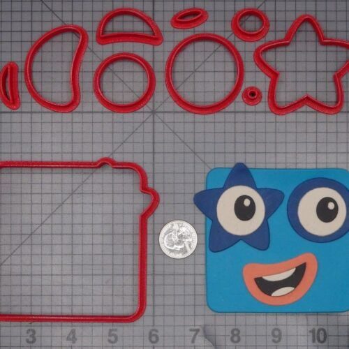 Numberblock Adventures - Five Head 226-L059 Cookie Cutter Set