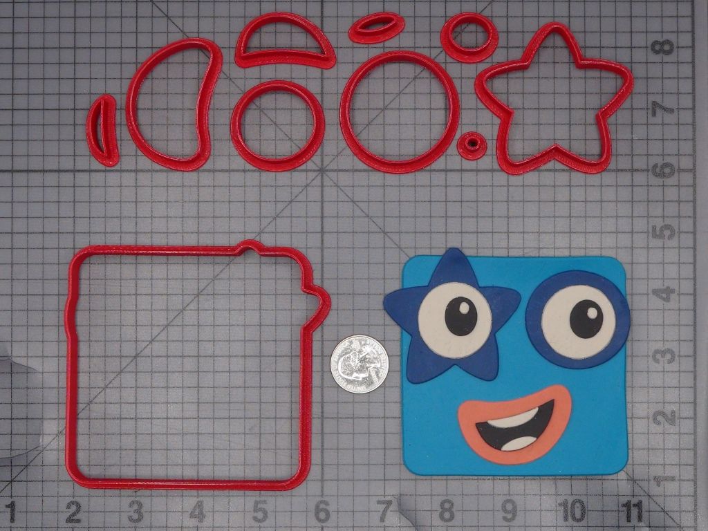 Numberblock Adventures - Five Head 226-L059 Cookie Cutter Set