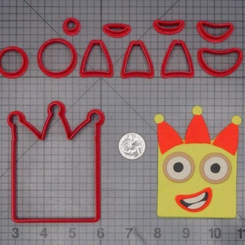 Numberblock Adventures - Three Head 266-L120 Cookie Cutter Set