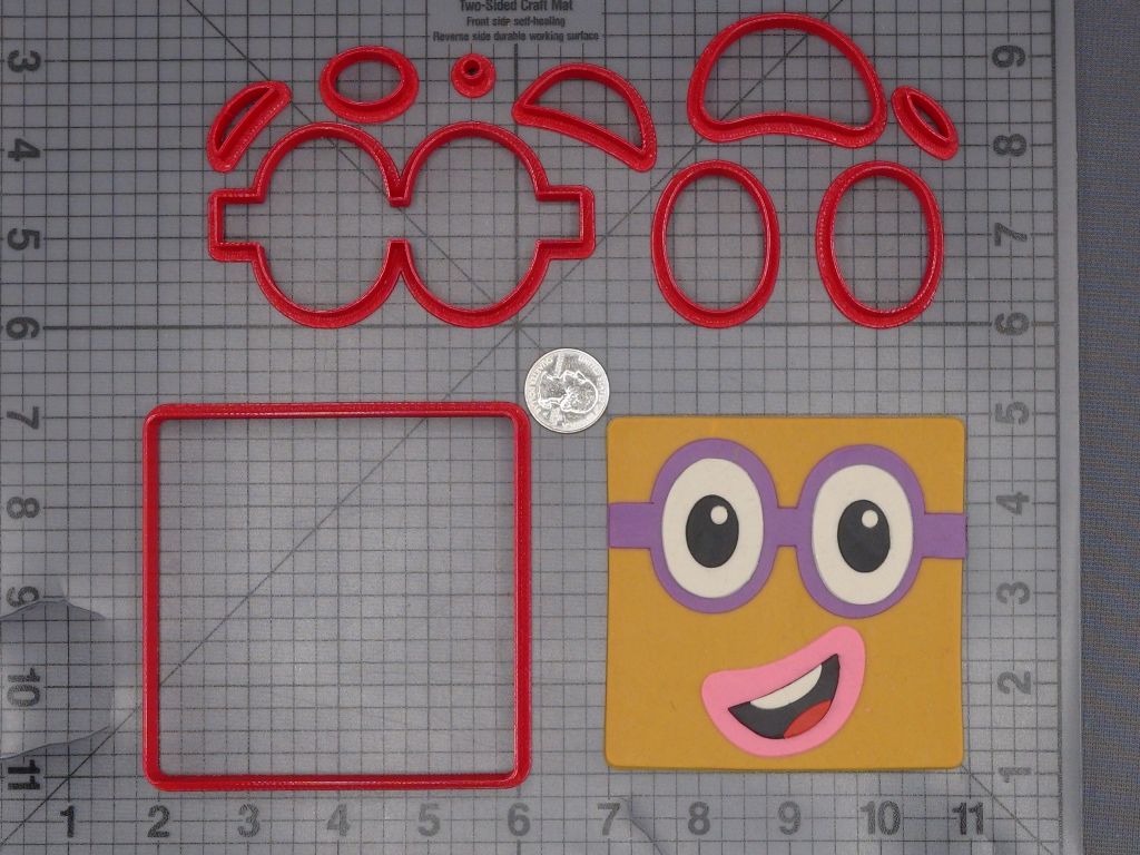 Numberblock Adventures - Two Head 266-L161 Cookie Cutter Set