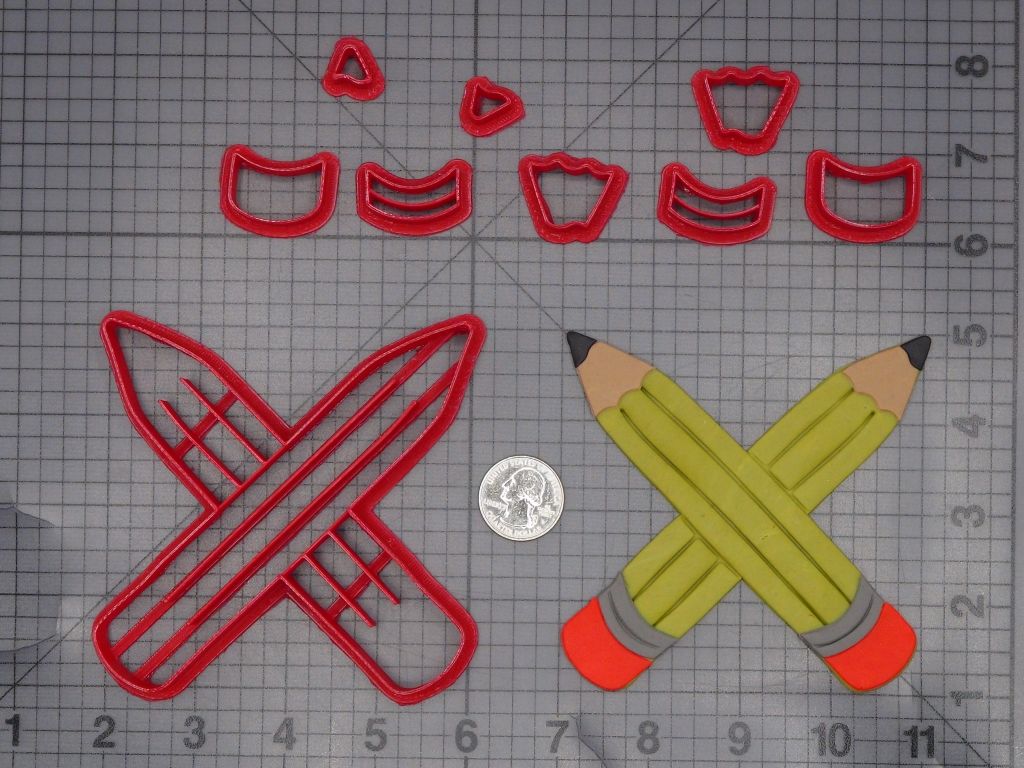 Pencils 266-K924 Cookie Cutter Set