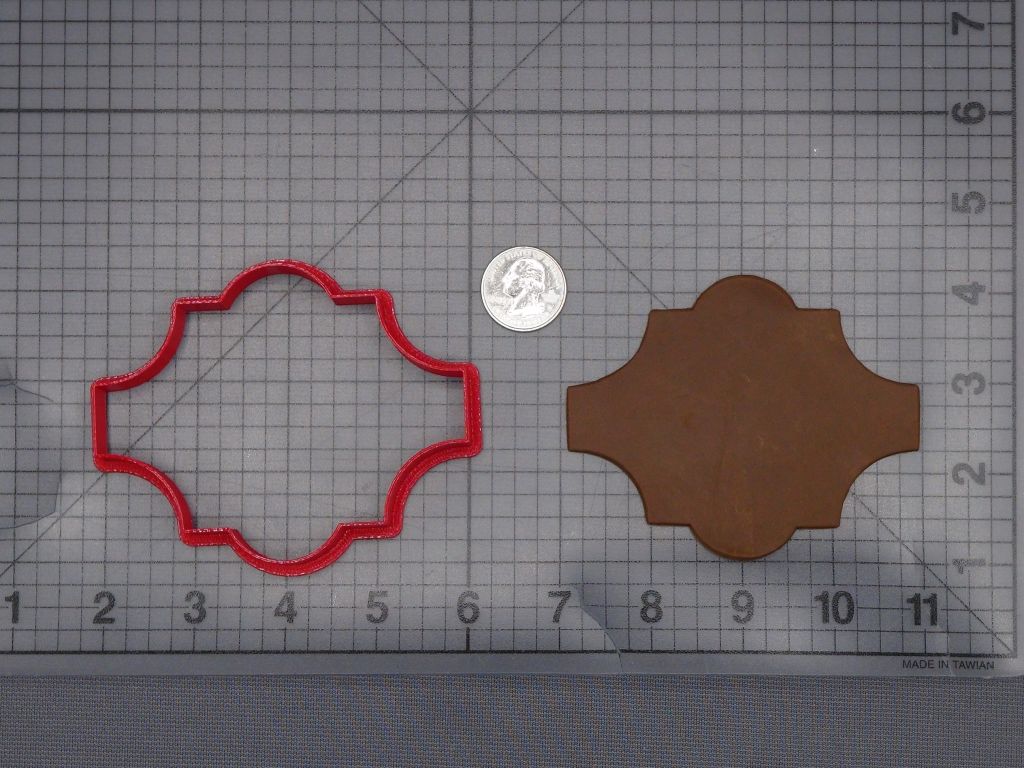 Plaque 266-K897 Cookie Cutter Silhouette