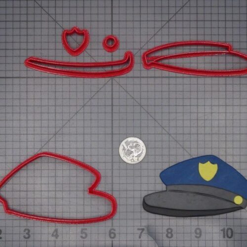 Police Hat 266-K961 Cookie Cutter Set