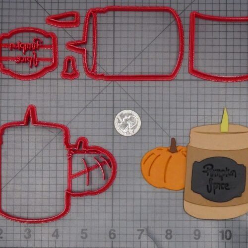 Pumpkin Spice Candle 266-K988 Cookie Cutter Set