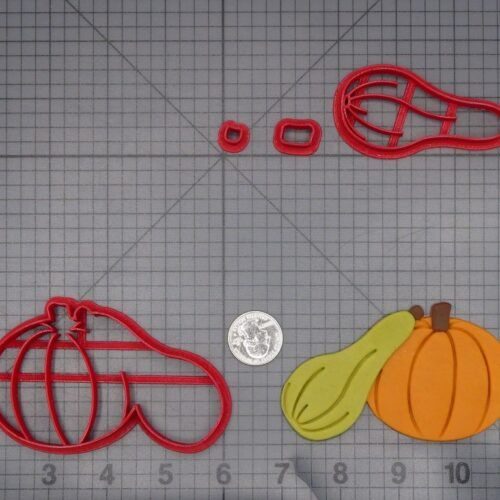 Pumpkin and Squash 266-K989 Cookie Cutter Set