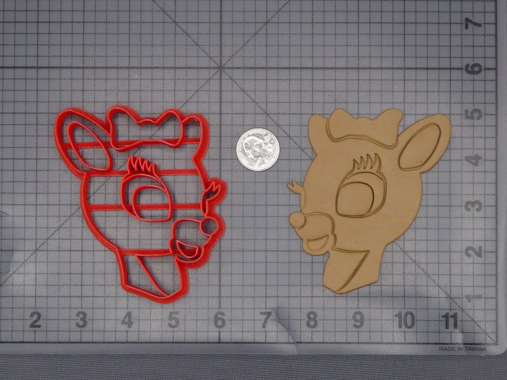 Rudolph the Red Nosed Reindeer - Clarice Head 266-L111 Cookie Cutter