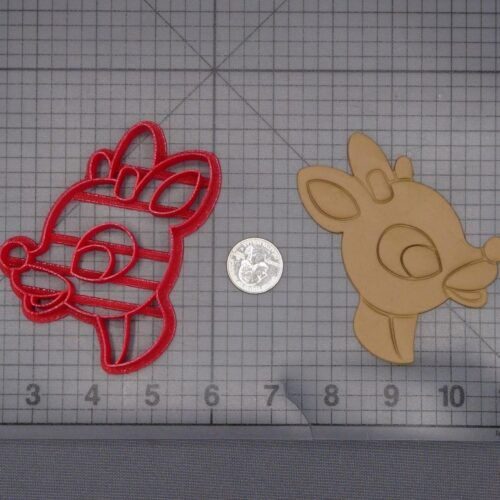 Rudolph the Red Nosed Reindeer Head 266-L042 Cookie Cutter