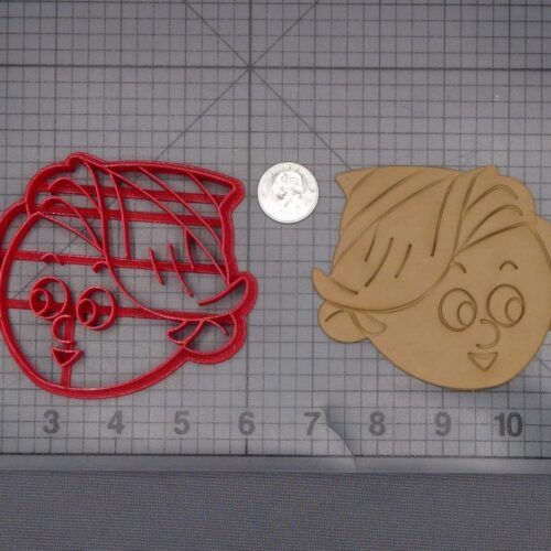 Rudolph the Red Nosed Reindeer - Hermey the Elf Head 266-L041 Cookie Cutter