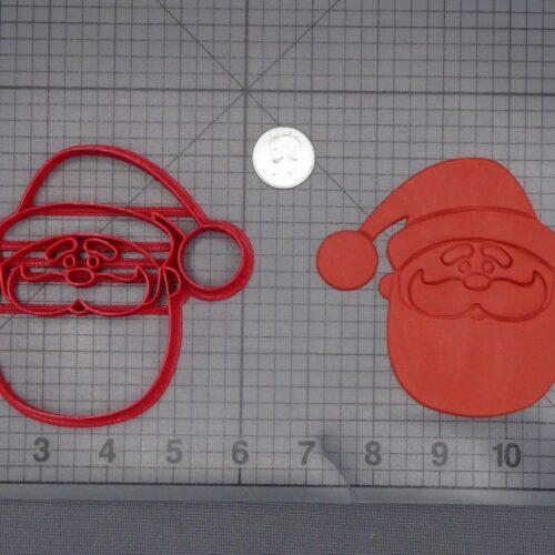 Rudolph the Red Nosed Reindeer - Santa Claus Head 266-L078 Cookie Cutter