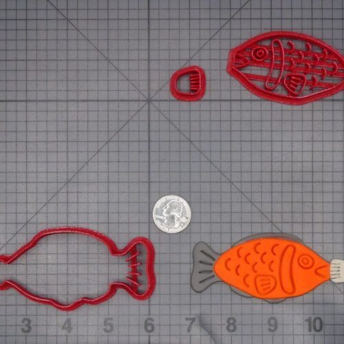 Soy Sauce Fish 266-K964 Cookie Cutter Set