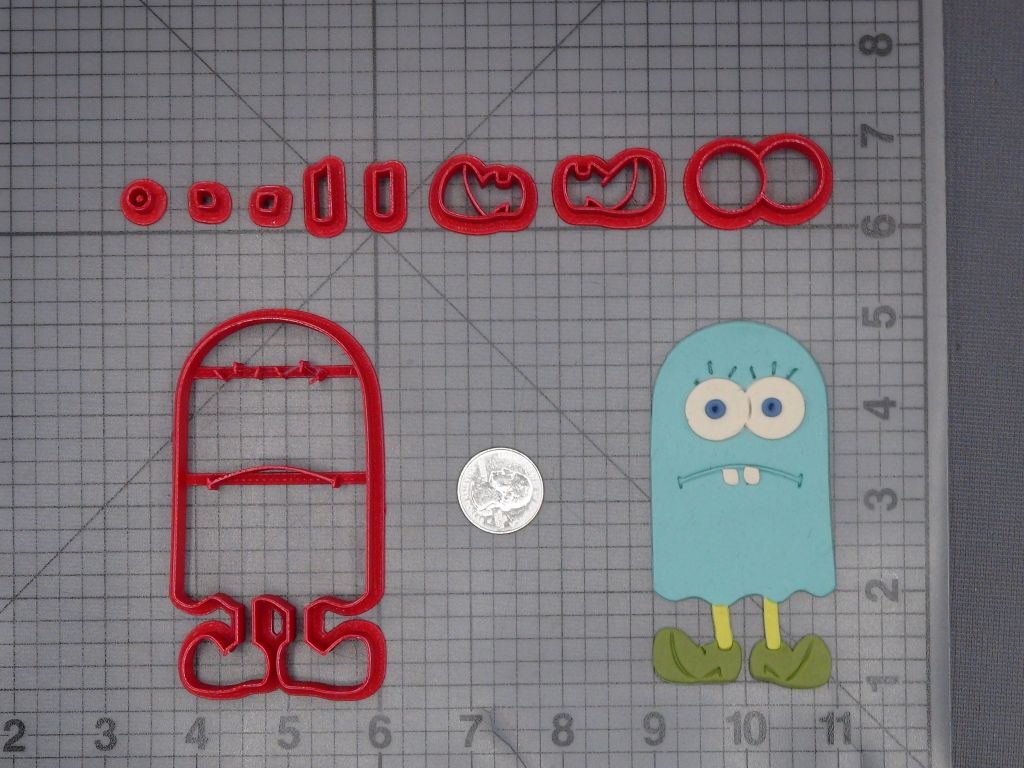 Spongebob Squarepants Ghost Body 266-L117 Cookie Cutter Set