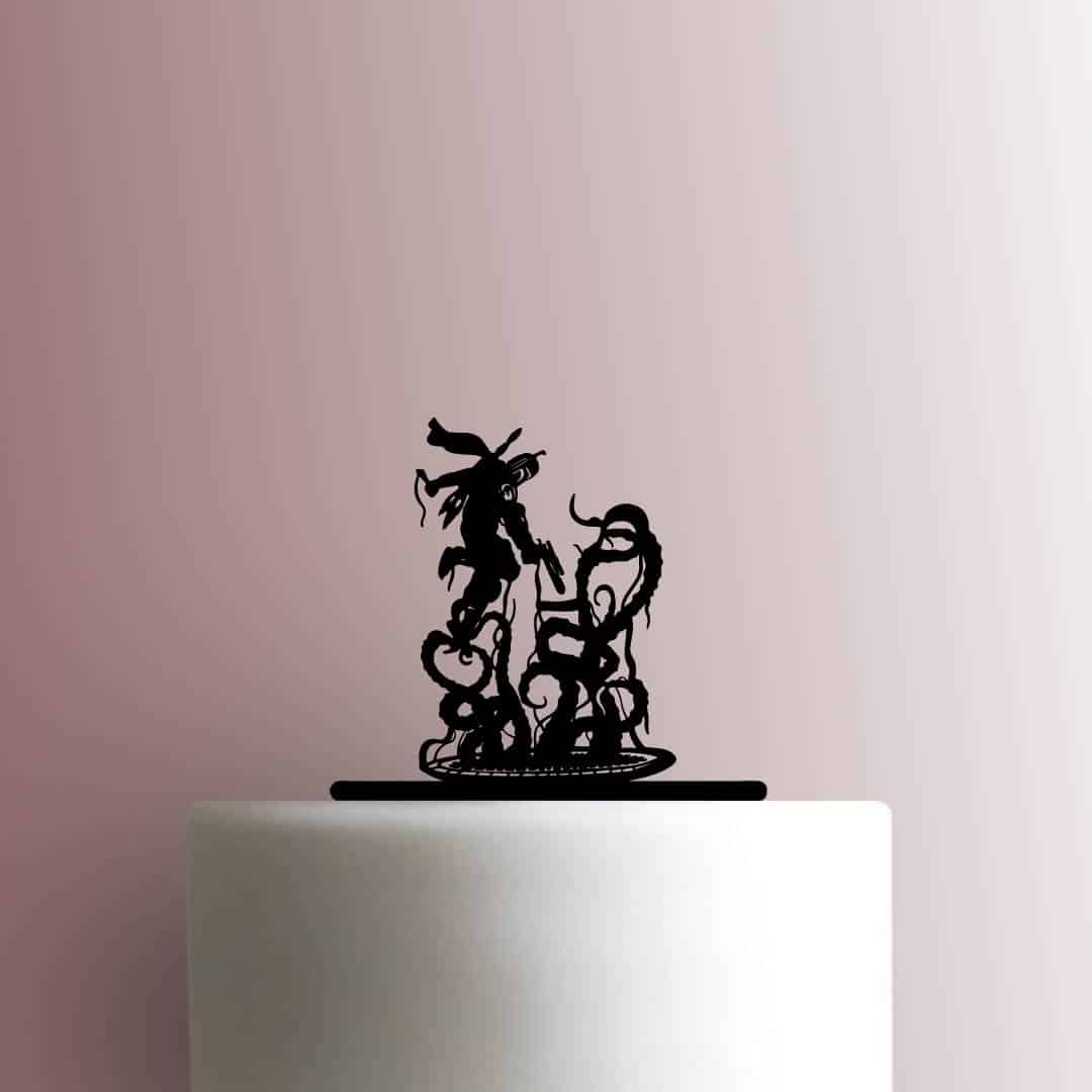Star Wars - The Mandalorian - Boba Fett Fighting 225-B916 Cake Topper