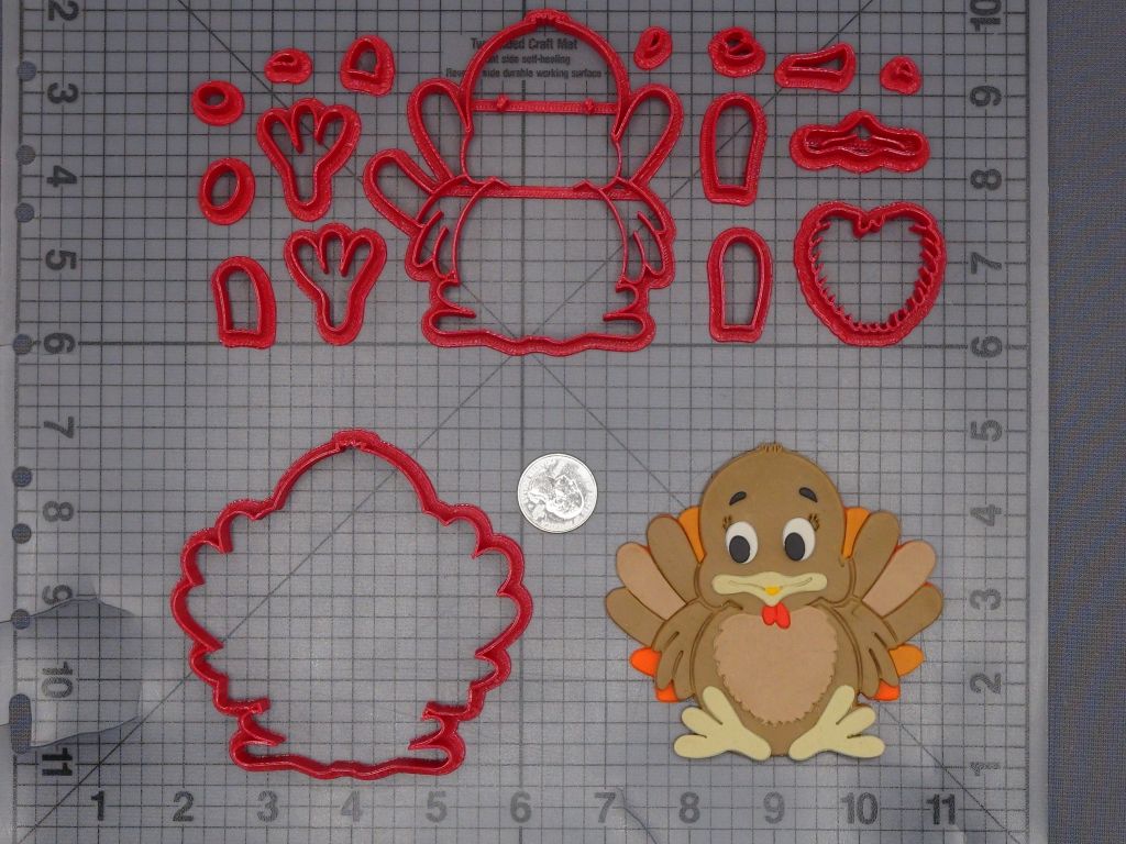 Thanksgiving - Turkey Body 266-K990 Cookie Cutter Set