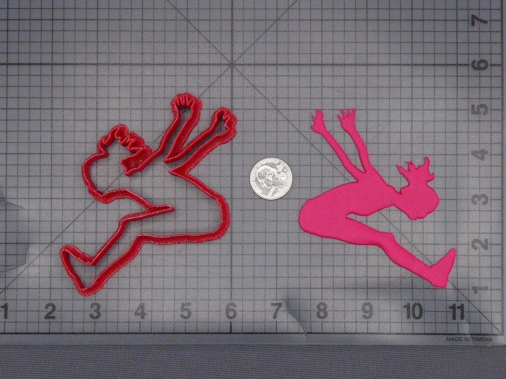 Track and Field Jump 266-K827 Cookie Cutter Silhouette