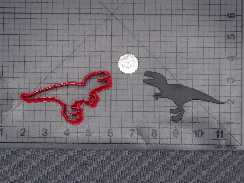 Tyrannosaurus Rex Dinosaur 266-K860 Cookie Cutter Silhouette