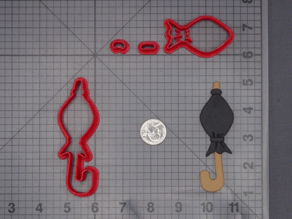 Umbrella 266-K921 Cookie Cutter Set