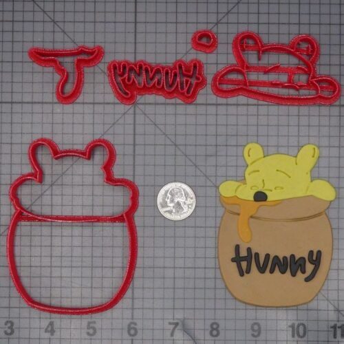Winnie the Pooh in Hunny Pot 266-L222 Cookie Cutter Set