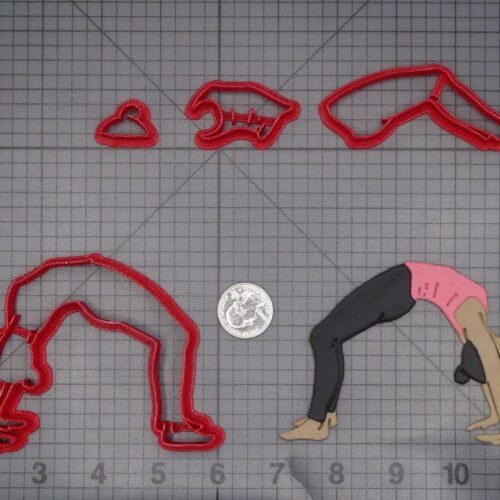 Yoga Pose 266-K918 Cookie Cutter Set