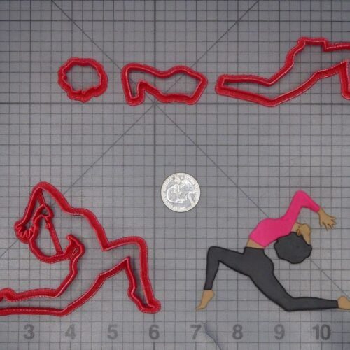 Yoga Pose 266-K958 Cookie Cutter Set
