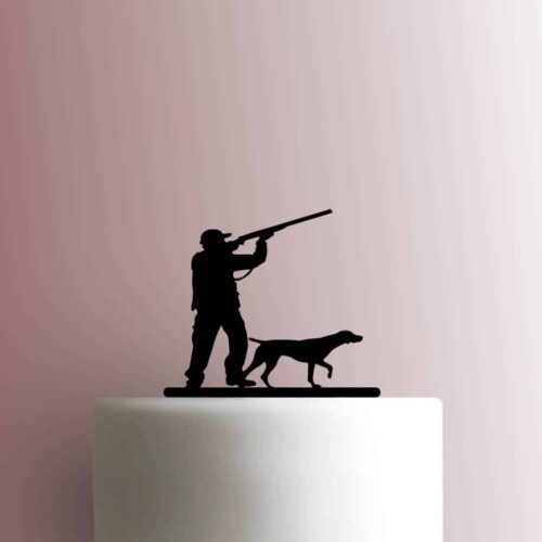 Hunter with Dog 225-C029 Cake Topper