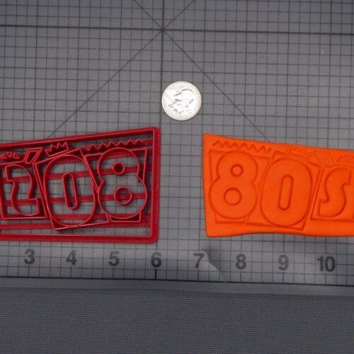 80s Eighties 266-L256 Cookie Cutter