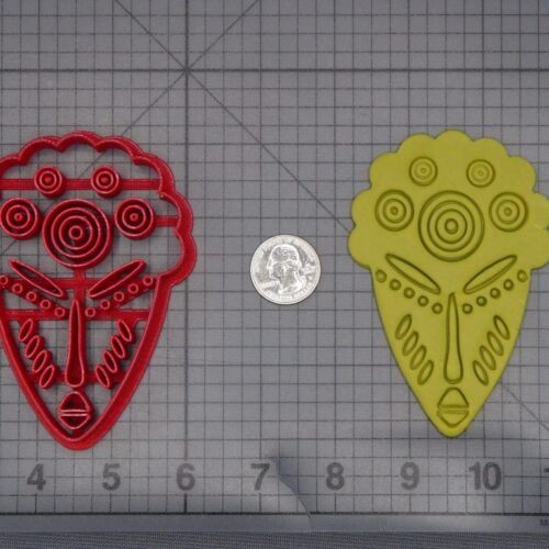 African Mask 266-L289 Cookie Cutter