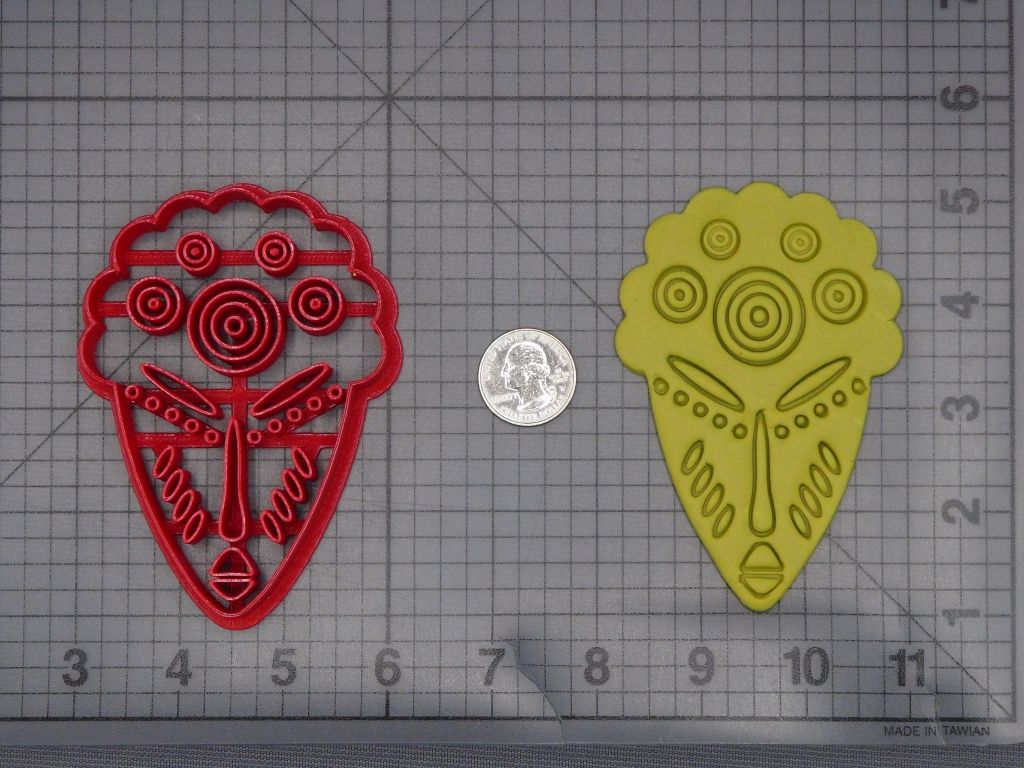 African Mask 266-L289 Cookie Cutter