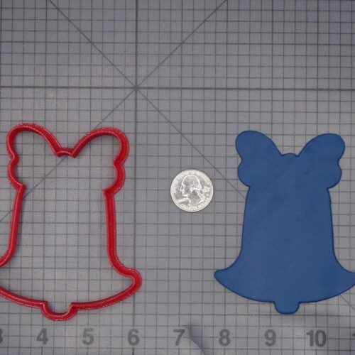 Bell with Bow 266-L107 Cookie Cutter Silhouette