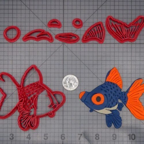 Black Moor Goldfish 266-L167 Cookie Cutter Set