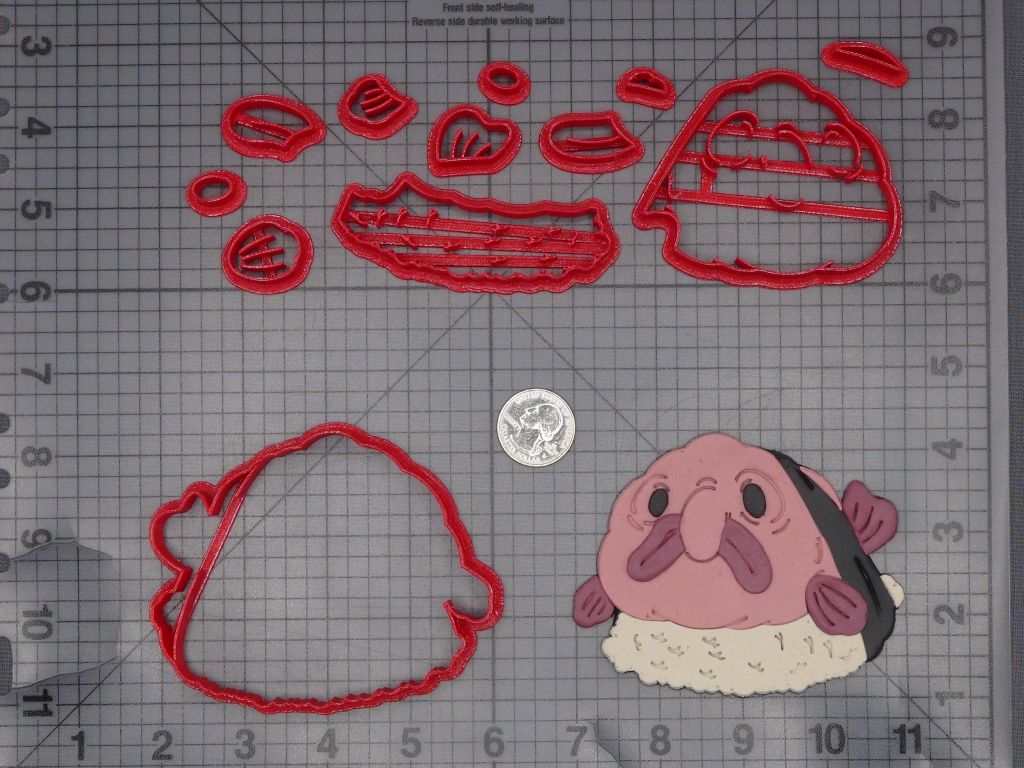 Blobfish Sushi 266-L189 Cookie Cutter Set
