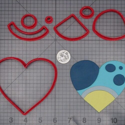 Bluey Heart 266-L258 Cookie Cutter Set
